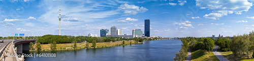 Photo: Panorama with the Donau City Vienna and the new DC-Tower Panorama with the Donau City Vienna and the new DC-Tower
