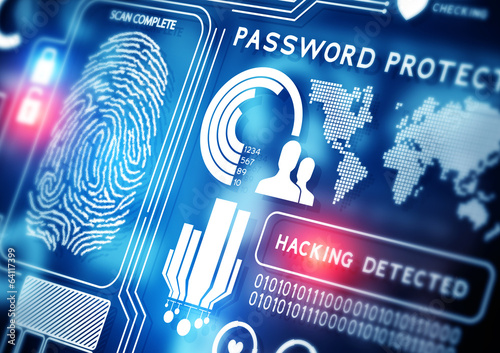 Illustration: Online Security Technology Online Security Technology