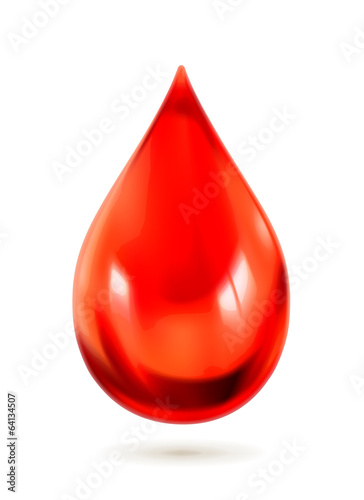 Vector: Drop of blood, vector icon Drop of blood, vector icon