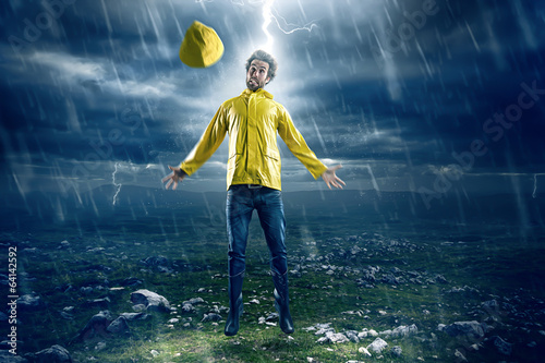 Photo: Man struck by lightning Man struck by lightning