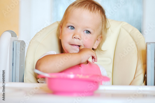 Photo: baby with finger in mouth baby with finger in mouth