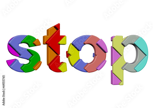 Illustration: stop stop