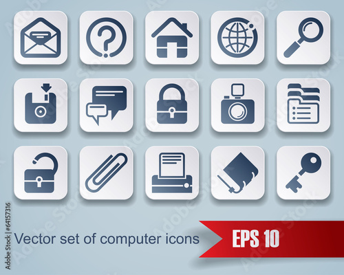 Vector: Website and internet icons Website and internet icons