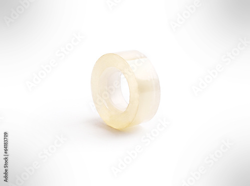 Photo: Scotch tape isolated on the white background . Scotch tape isolated on the white background .