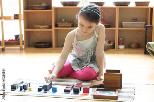 Photo: Montessori trinomial cube Montessori trinomial cube
