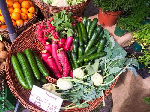 Instant Collection: Frisches Gemüse auf dem Markt Frisches Gemüse auf dem Markt