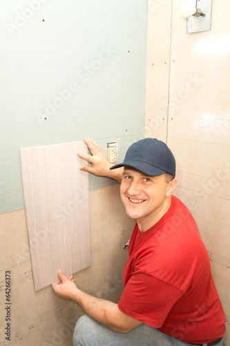 Photo: Tile installation Tile installation