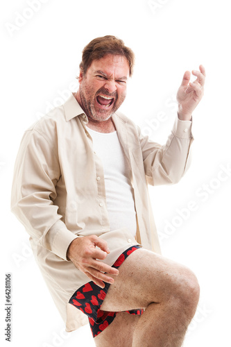 Photo: Aging Air Guitarist Aging Air Guitarist