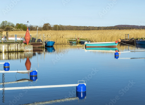 Photo: harbor at Achterwasser in Zempin harbor at Achterwasser in Zempin