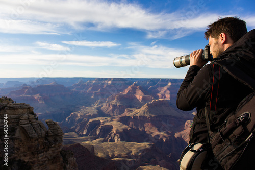 Photo: Fotograf im Grand Canyon, USA Fotograf im Grand Canyon, USA
