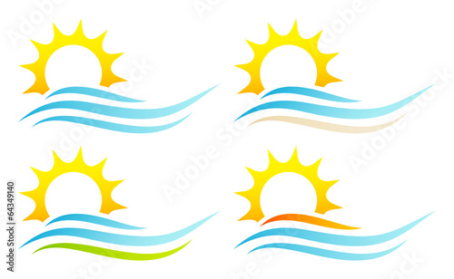 Vector: Sun & Waves Set Sun & Waves Set