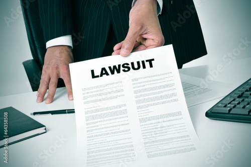 Photo: lawsuit lawsuit