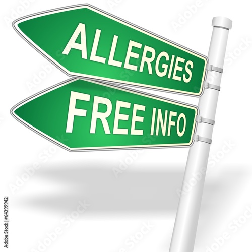 Illustration: link button for Free Information about ALLERGIES link button for Free Information about ALLERGIES