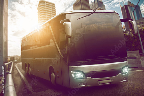 Photo: Bus in the city Bus in the city