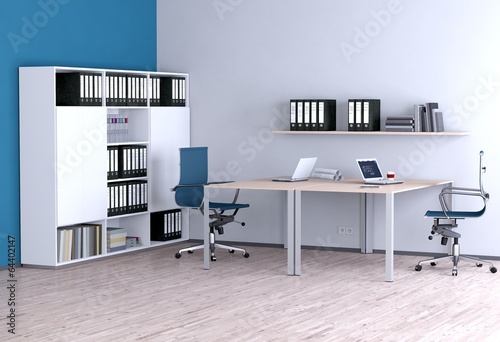 Illustration: Modernes Büro Modernes Büro