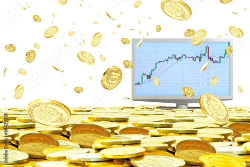 Illustration: Speculation in the currency market. Speculation in the currency market.