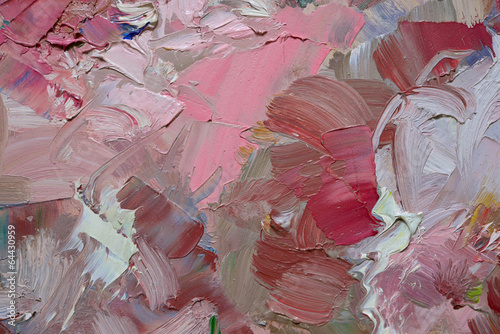 Abstract oil painting