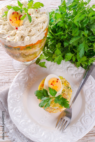 Photo: Polish vegetable salad Polish vegetable salad