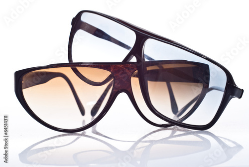 Photo: Sunglasses isolated over white Sunglasses isolated over white