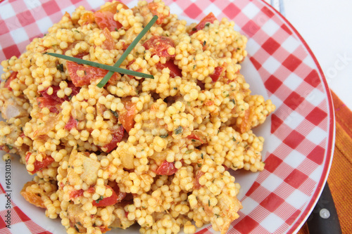 Photo: salade de pâtes et poulet salade de pâtes et poulet