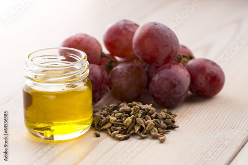 Photo: grape seed oil grape seed oil