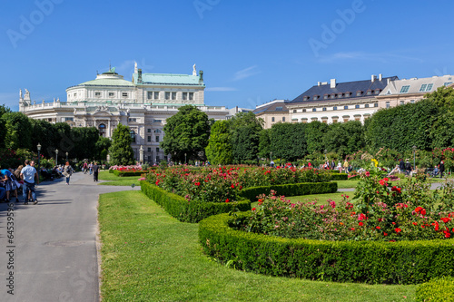 Photo: Beautiful park in Vienna, Austria Beautiful park in Vienna, Austria