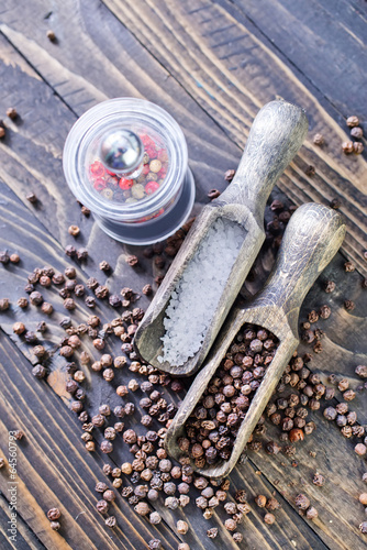 Photo: pepper and salt pepper and salt