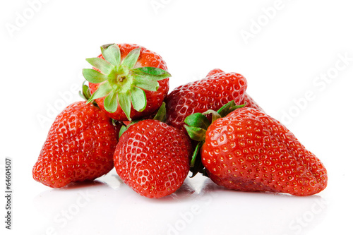 Photo: Strawberry isolated on white background Strawberry isolated on white background