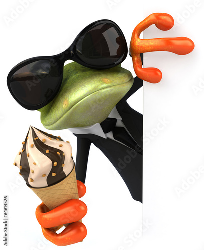 Illustration: Green frog Green frog
