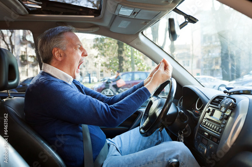Photo: Angry driver Angry driver