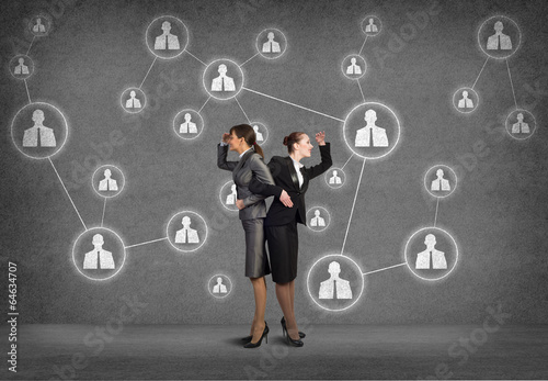 Photo: concept of a teamwork concept of a teamwork