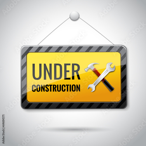 Illustration: Under construction emblem icon Under construction emblem icon