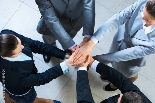 Photo: symbol of teamwork symbol of teamwork