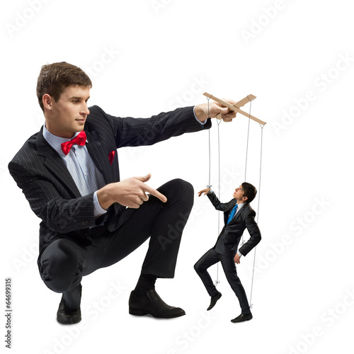 Photo: puppeteer and puppet business puppeteer and puppet business