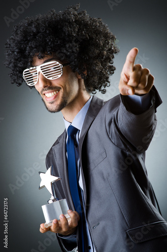 Photo: Man getting his star award Man getting his star award
