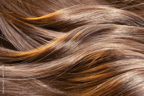  Beautiful healthy shiny hair texture with highlighted streaks