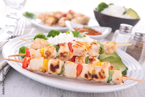 Photo: meat kebab meat kebab