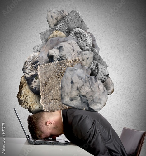 Photo: Stress at work Stress at work