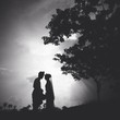 romantic couple silhouette romantic couple silhouette