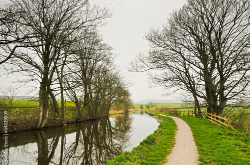 Photo: Winter view of Lancaster Canal Winter view of Lancaster Canal