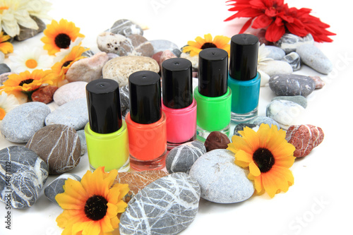 Photo: nail polish isolated on the white nail polish isolated on the white
