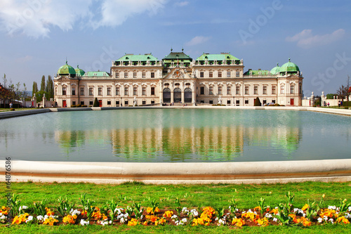 Photo: Belvedere castle, Vienna, Austria Belvedere castle, Vienna, Austria