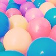 Colorful ball with retro filter Colorful ball with retro filter