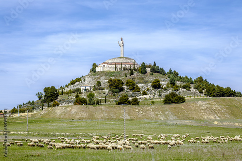 Photo: Statue of Christ the Otero in Palencia, Spain Statue of Christ the Otero in Palencia, Spain