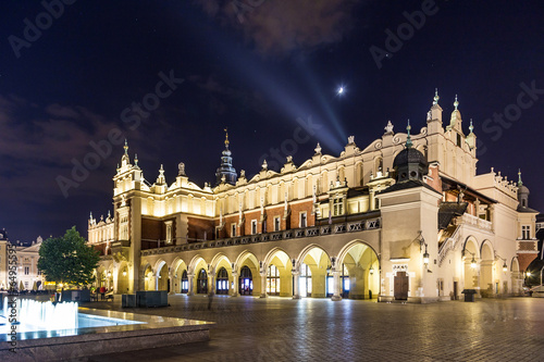  Sukiennice on The Main Market Square in Krakow, Poland