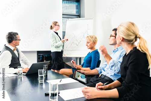 Photo: Business - Präsentation in einem Team Business - Präsentation in einem Team