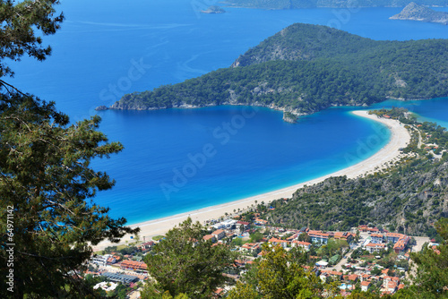 Photo: Aerial view of Oludeniz, Turkey Aerial view of Oludeniz, Turkey