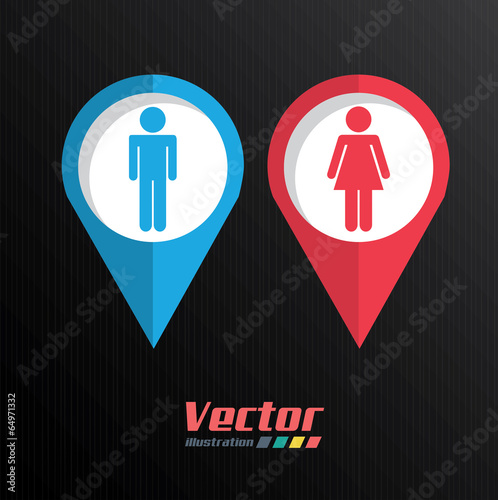Vector: Human icon design Human icon design