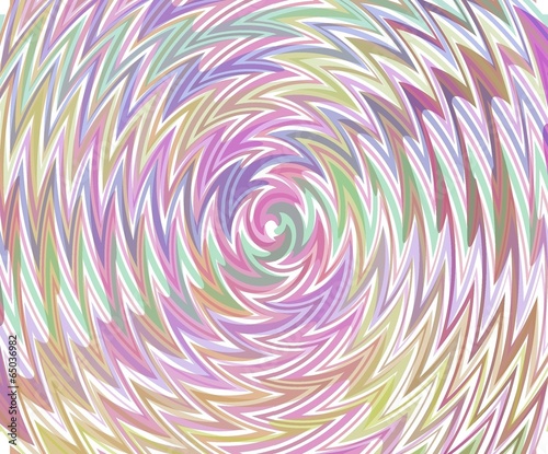 Illustration: Twisted texture-pastel colours-on white Twisted texture-pastel colours-on white