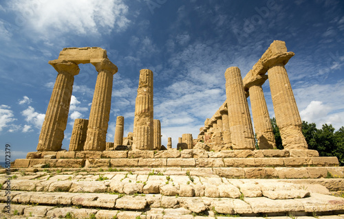 Photo: Ancient Temple of Juno, Agrigento, Sicily, Italy Ancient Temple of Juno, Agrigento, Sicily, Italy